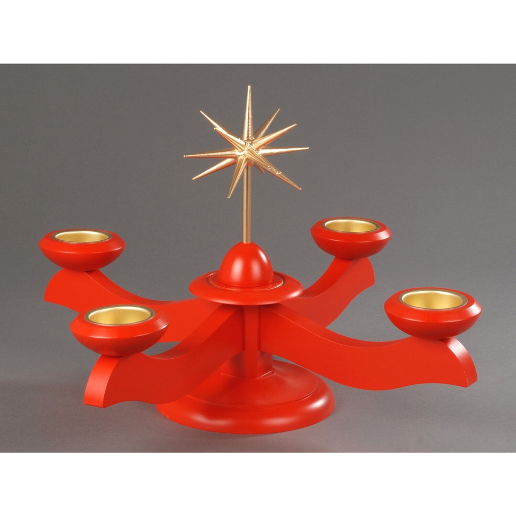 Adventsleuchter, rot - Weihnachtsstern
