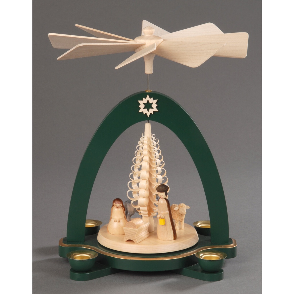 Pyramide, grün - Christi Geburt